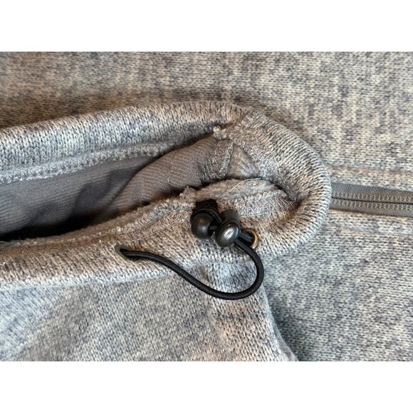 Avalanche Men's Fleece Size Large Gray Heathered Full Zip Pockets Adjustable Bot - Picture 7 of 10